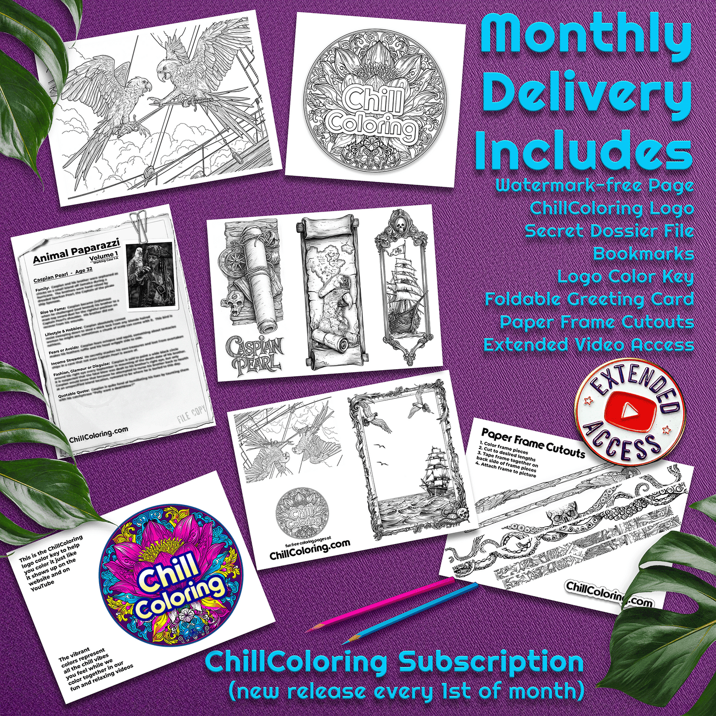 ChillColoring Subscriptions